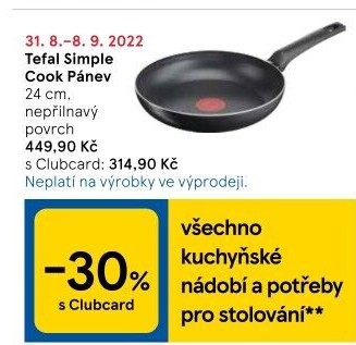 Pánev Simple Cook Tefal