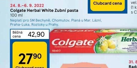 Pasta na zuby Herbal White Colgate