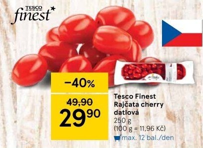 Rajčata cherry Tesco Finest