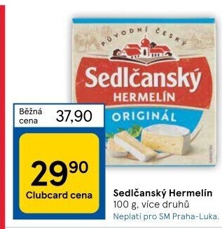 Sýr Hermelín Sedlčanský