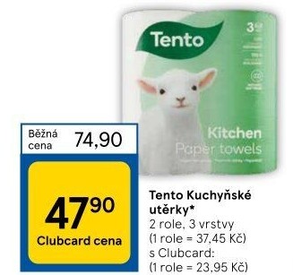 Utěrky kuchyňské 3vrstvé Tento