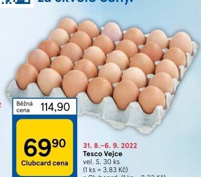 Vejce S Tesco
