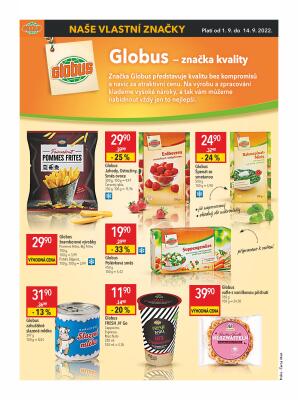 akční leták Globus 1.9.2022-7.9.2022