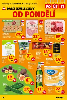 akční leták Penny Market 1.9.2022-7.9.2022