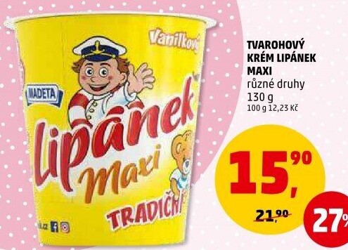 Dezert Lipánek Madeta