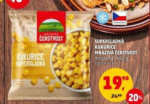 Kukuřice mražená Mrazivá Čerstvost