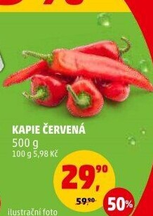 Paprika červená kapie