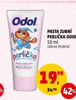 Pasta na zuby dětská Perlička Odol