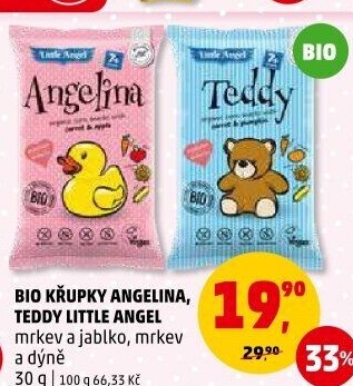Snack bez lepku pro děti bio Angelina Little Angel