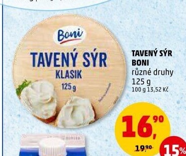 Sýr tavený Boni