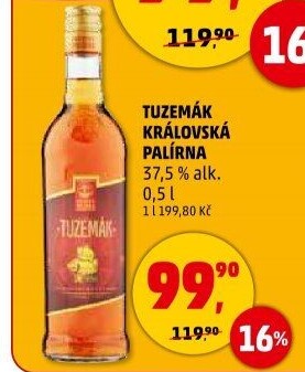 Tuzemák Královská palírna