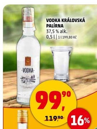 Vodka Královská palírna