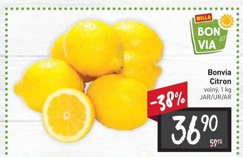 Citrony Billa Bonvia
