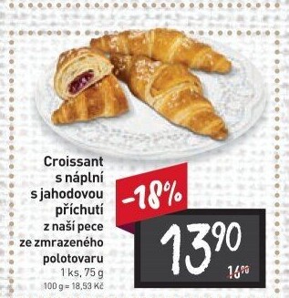 Croissant s náplní