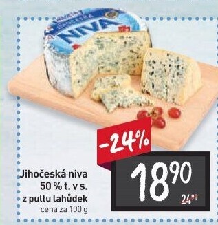 Sýr Niva Jihočeská 50% Madeta