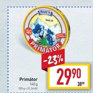 Sýr tavený Primátor Madeta