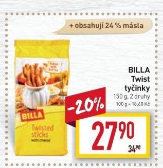 Tyčinky Twist Billa