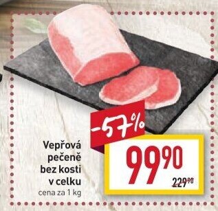 Vepřová pečeně bez kosti