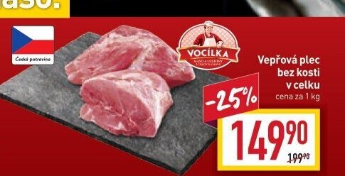 Vepřová plec bez kosti Vocílka