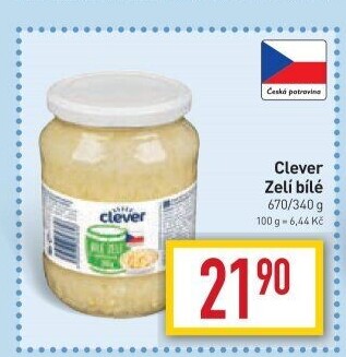 Zelí bílé sterilované Clever