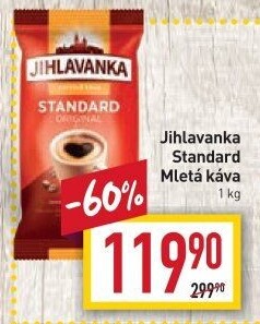 Mletá káva Standard Jihlavanka