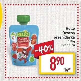 Ovocná kapsička Hello