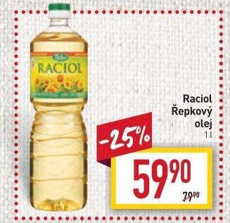 Řepkový olej Raciol Palma