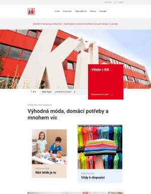 akční leták Kik textil 31.8.2022-6.9.2022