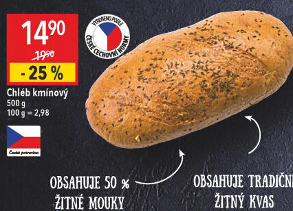 Chléb kmínový