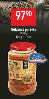 Gulášová polévka Globus
