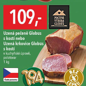 Uzená pečeně s kostí Globus