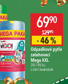 Zatahovací odpadkové pytle 35 l ViGo