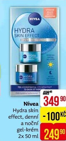 Balení gel-krém denní a noční Hydra Skin Effect Nivea