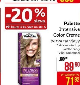 Barva na vlasy Intensive Color Creme Palette Schwarzkopf