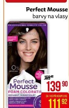 Barva na vlasy Perfect Mousse Schwarzkopf
