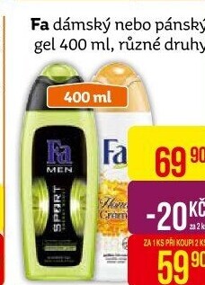 Sprchový gel Fa