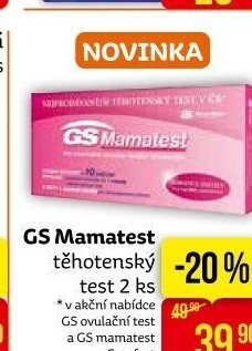 Těhotenský test Mamatest GS