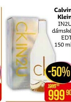 Toaletní voda dámská In2U Calvin Klein
