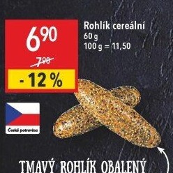 Cereální rohlík