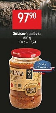 Gulášová polévka Globus