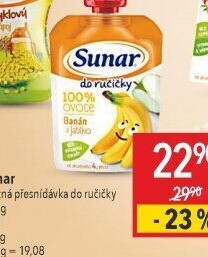 Kapsička do ručičky Ovocný příkrm Sunar