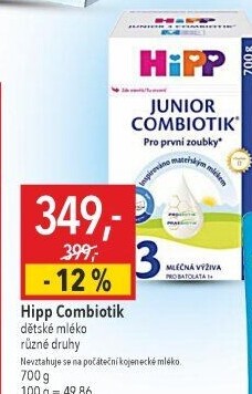 Kojenecká výživa Junior Combiotik HiPP