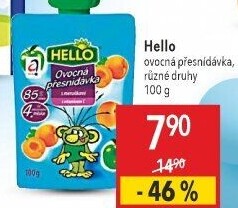 Ovocná kapsička Hello