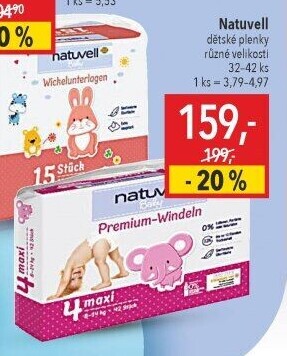 Pleny dětské Premium Natuvell