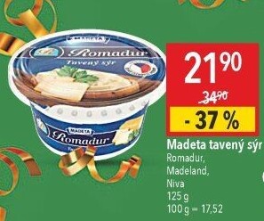 Sýr tavený Romadur Madeta