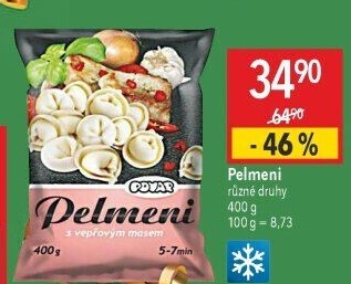 Těstoviny plněnémražené Pelmeni Povar