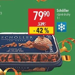 Zmrzlina ve vaničce Schöller