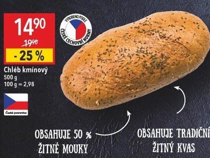 Chléb kmínový