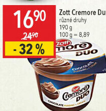 Dezert Cremore Duo Zott