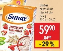 Kaše mléčná Sunar